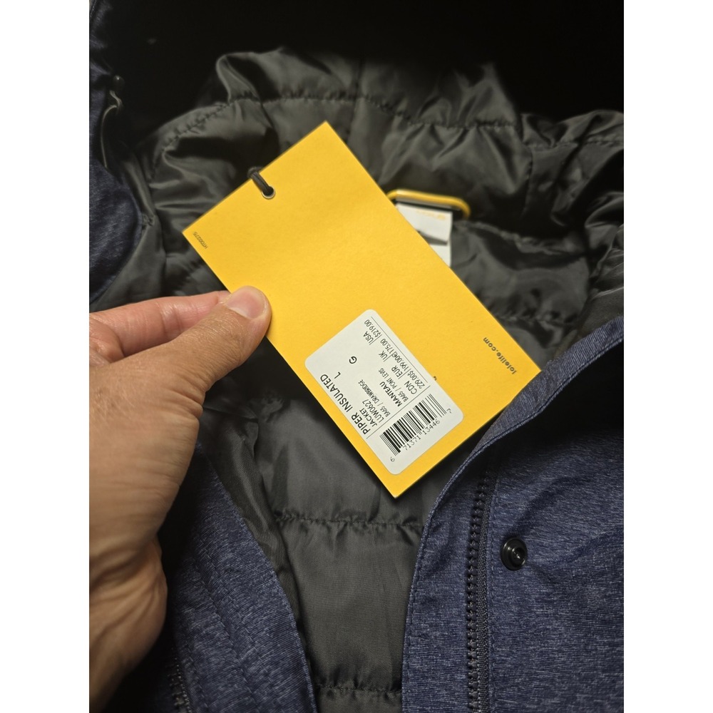 Lolë Piper Insulated Hooded Winter Jacket Women's Size L Blue Waterproof NWT - Picture 8 of 16
